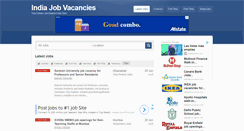 Desktop Screenshot of indiajobvaccancies.com